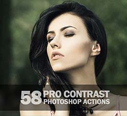 PS动作－58个专业对比色调：58 Pro Contrast Photoshop Actions